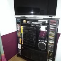 Mobile TV, CD, STERO componibile, con ruote.