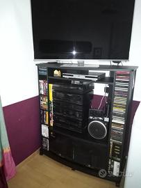 Mobile TV, CD, STERO componibile, con ruote.