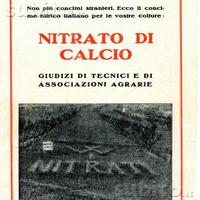 Nitrato di calcio inizi '900