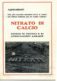 Nitrato di calcio inizi '900