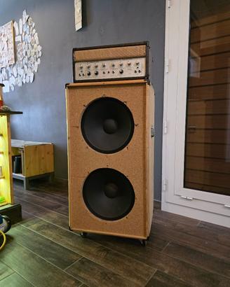 Amplificatore FBT vintage con cassa 2x15 Celestion
