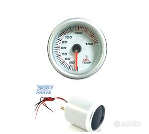 OROLOGIO TEMPERATURA OLIO SFONDO BIANCO ILLUMINATO