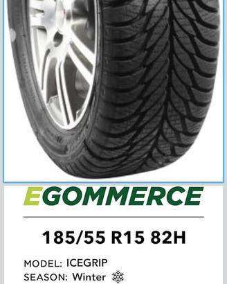 4 Pneumatici Auto ICEGRIP 185/55 R15 82H