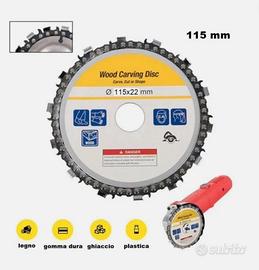 Disco Taglio Legno a Catena x Smerigliatrice Flex