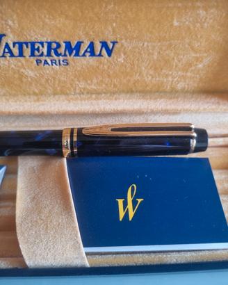 Waterman Rhapsody Marbled Blue Ballpoint