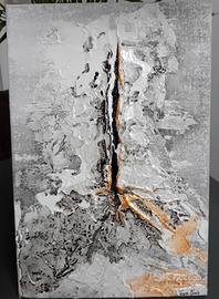 QUADRO SU TELA MATERICO CM 20X30 