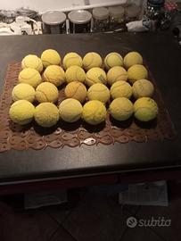 24 palline da tennis usate 