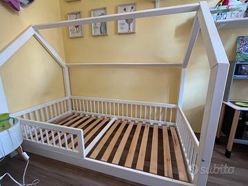 Letto a capanna Monlit Cabane 160x80cm