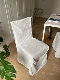 Sedia Ghost + cover lino