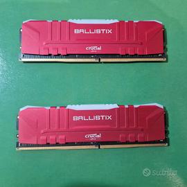 RAM DDR4 16GB (2x8GB) Crucial Ballistix RGB
