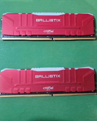 RAM DDR4 16GB (2x8GB) Crucial Ballistix RGB
