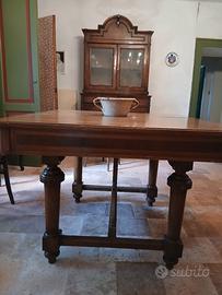 tavolo quadrato intarsiato