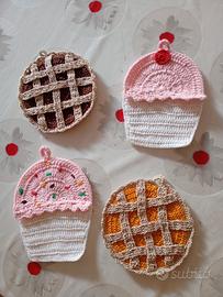 Set 4 presine uncinetto