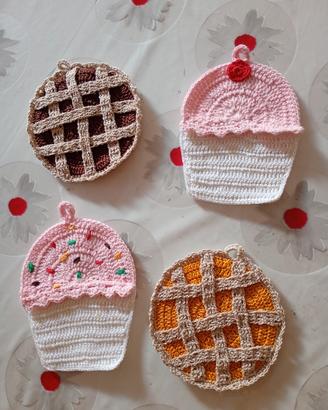 Set 4 presine uncinetto