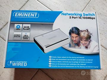 Switch Ethernet 5 Porte Eminent - 10/100 Mbps -
