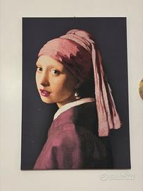 Canva quadro orecchino di perla