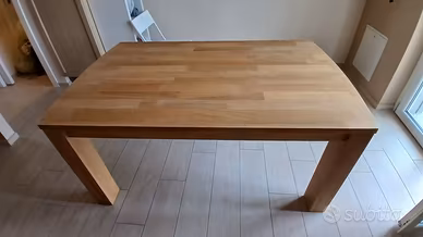 TAVOLO IN ROVERE NATURALE NUOVO
