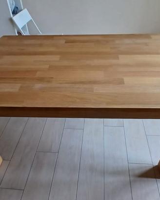 TAVOLO IN ROVERE NATURALE NUOVO