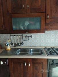 cucina  in legno 286 cm