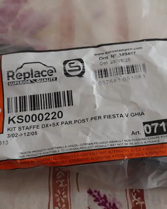 staffe paraurti posteriore Ford Fiesta