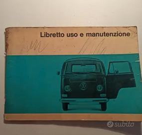 Libretto uso e manutenzione Volkswagen agosto 1967