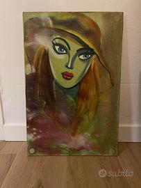 Quadro olio su tela 60x40 - Romano Mussolini