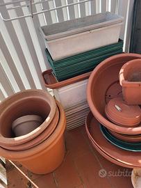 vasi e sottovasi in pvc 