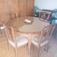 Sala da pranzo stile Chippendale 