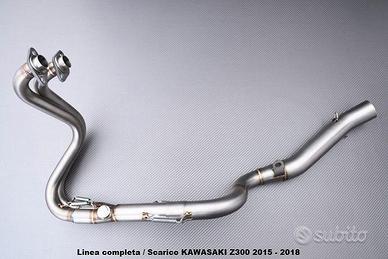 Linea completa / Scarico KAWASAKI Z300 2015 - 2018