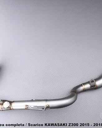 Linea completa / Scarico KAWASAKI Z300 2015 - 2018