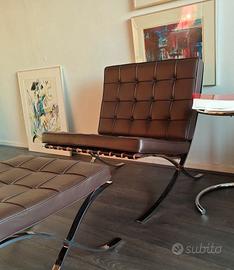 BARCELLONA SET in pelle marrone by KNOLL Studio