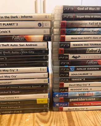 Giochi originali Ps2, Ps3, Ps4