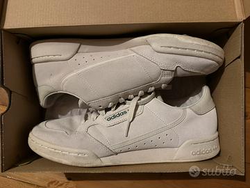 Adidas Continental 44 2/3 Cream White bianche