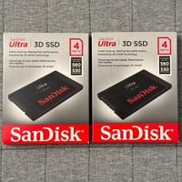 2x 4TB SanDisk Ultra 3D 4TB SSD SATA - TOTALE 8TB