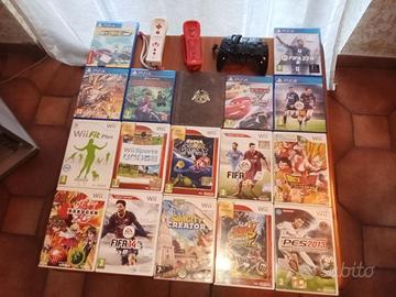 GIOCHI PS4 E WII+JOYSTICK  WII