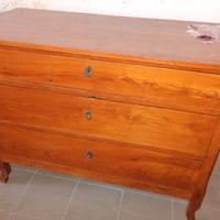 Comò in legno massello OLMO  vintage perfetto
