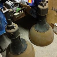 Lampione stradale industriale vintage