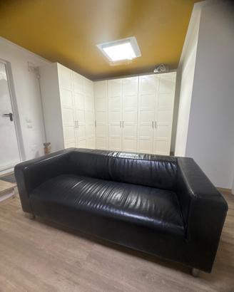 Divano due posti Ikea nero