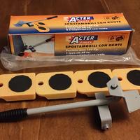 Kit Sollevatore x Spostare i mobili  con 4 pattini