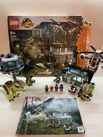 LEGO 76949 Giganotosaurus e del Therizinosaurus