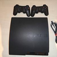 PS3 Slim Funzionante con 2 Controller