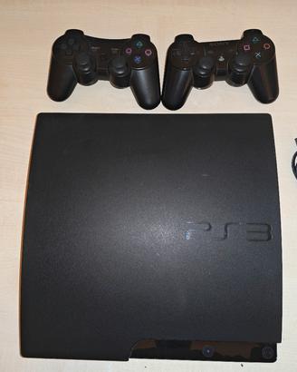 PS3 Slim Funzionante con 2 Controller