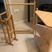 Set accessori bagno bambù Ikea 4 pezzi 