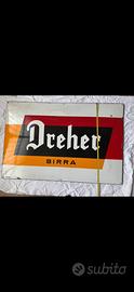 Targa pubblicitaria birra Dreher