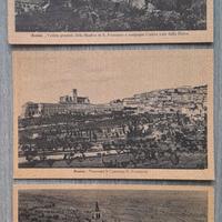 Assisi Cartoline Antiche Set 3 B/N Non Viaggiate