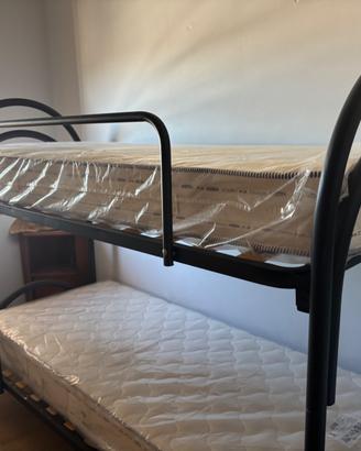 3 materassi più letto a castello