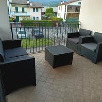 set giardino tavolo con sedie + set mobili