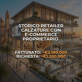 Storico retailer calzature con E-commerce