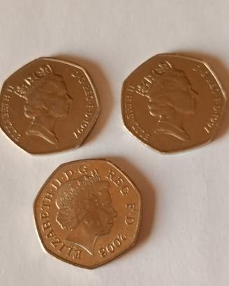 50 fifty pence