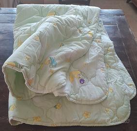 Trapunta per culla BIANCALUNA con paracolpi